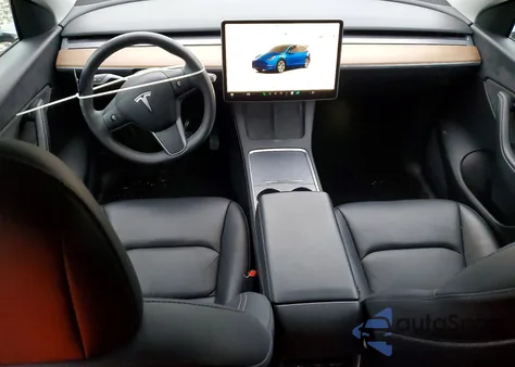 2022 Tesla Model Y из США, поврежденный, VIN 7SAYGDEE3NF488236